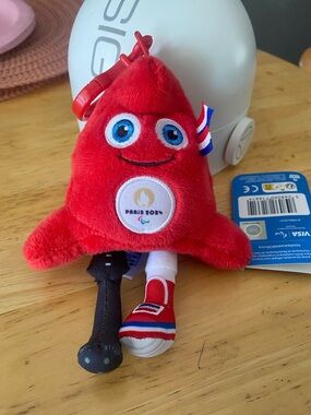 Paris 2024 Olylympics Logo Phryges Mascot 8” Official Plush Toy Stuffed NWT